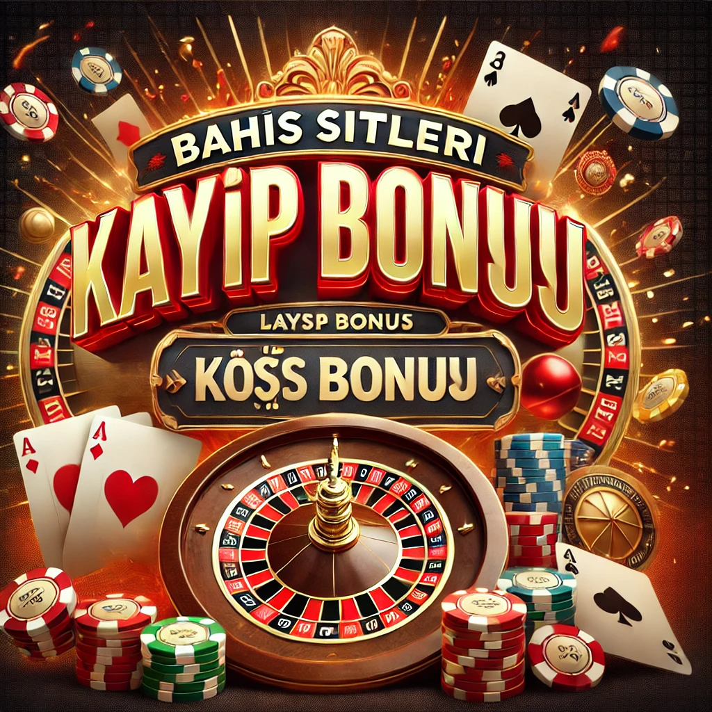 Kırmızı ve altın tonlarında klasik casino kayıp bonusu tanıtımı